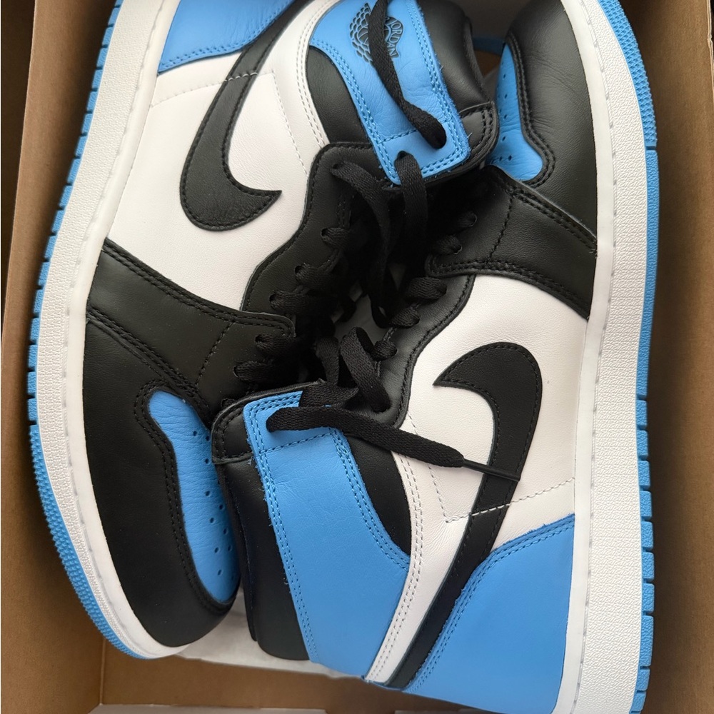 Nike Air Jordan Sneakers - Black, Blue, White
